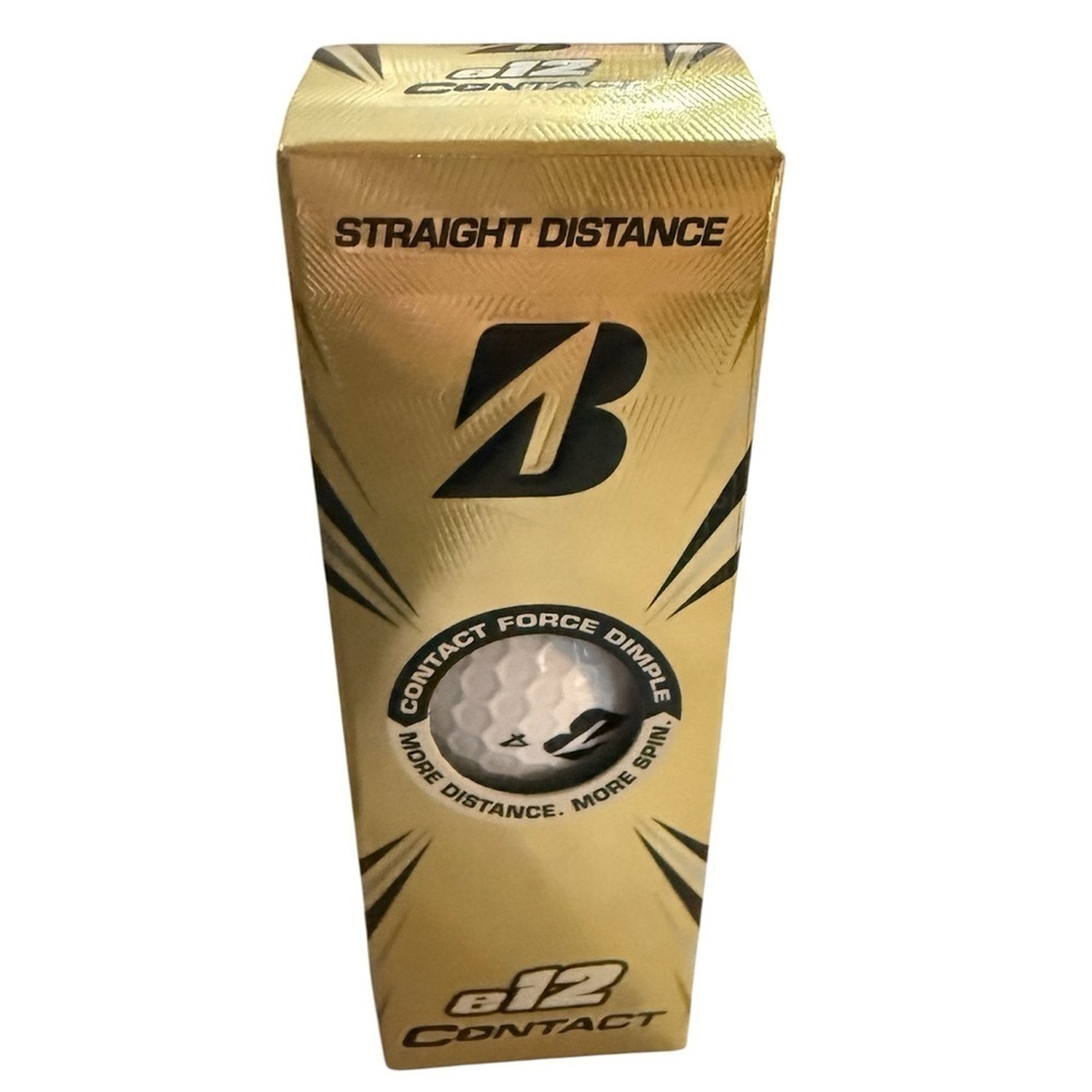 Bridgestone GOLF Package of 3 e12 Contact Golf Balls Straight Distance